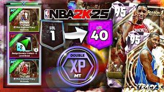 FASTEST WAY TO GET PINK DIAMOND TMAC! BEST METHOD FOR XP in NBA 2K25 MYTEAM!