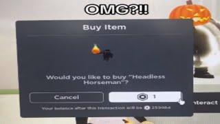 HEADLESS HORSEMAN 1 ROBUX ONLY?! GET FREE HEADLESS NOW!