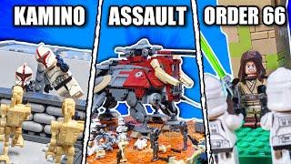 I Built The Life Of LEGO Clone Troopers!