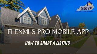 How to share a listing via. social media or text message