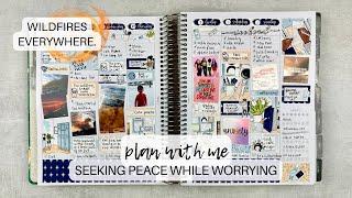 PLAN WITH ME | the week the fires started...and made history  | #makselifeplanner | feb. 26-mar. 3