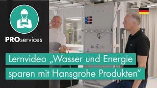 Lernvideo „Wasser und Energie sparen mit Hansgrohe Produkten“