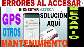 NO puedes entrar a la plataforma BIENESTAR AZTECA 2022, SOLUCIÓN AQUÍ PASOS Y MÁS