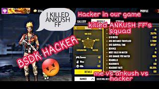 Headshot Hacker killed @Ankush FF | Our squad vs Ankush Ff's squad vs Hacker | Ban All Hackers