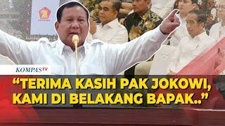 [FULL] Pidato Prabowo depan Jokowi di Rapimnas Gerindra: Puji Jokowi soal Kenegarawanan