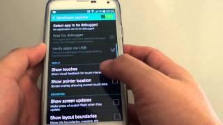 Samsung Galaxy S5: How to Show Visual Feedback For Touch Interaction