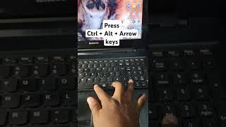 Windows Screen Rotation key