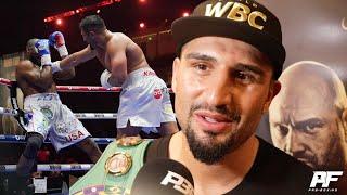 WILDER VS ZHANG WINNER NEXT? - AGIT KABAYEL REACTS TO STOPPAGE WIN OVER FRANK SANCHEZ