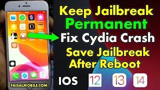 How To Permanent Jailbreak,Save Jailbreak After Reboot,Fix Cydia Crash After Reboot,Checkra1nUnc0ver