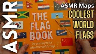 The coolest flags from every continent in the world  [ASMR Maps]