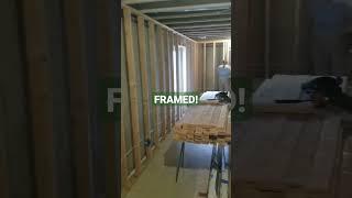 Framing a basement!