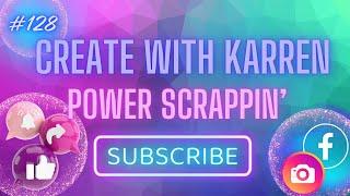 #128 POWER SCRAP!! SCRAPBOOKING LAYOUT PROCESS TUTORIAL| TITLE- DADS CRAZY CATS