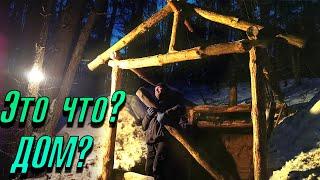 СТРОЮ ЗЕМЛЯНКУ ТУННЕЛЬНЫМ СПОСОБОМ В ЗИМНЕМ ЛЕСУ  | Bushcraft