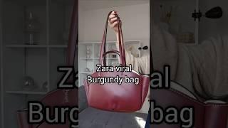 Zara viral burgundy bag #zarabag #zara #burgundy #tasche #zaranew #shoppingtips