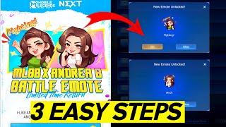 3 EASY STEP TO CLAIM ANDREAB BATTLE EMOTE FREE (100% WORKING METHOD)