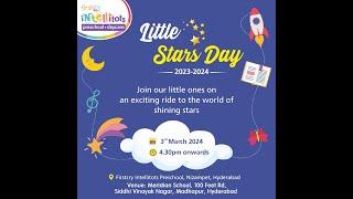 Firstcry Intellitots Preschool - Nizampet & Botanicalgarden & HMT Hills || Little Stars Day  2023-24