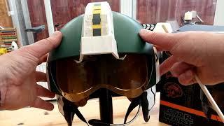 Hasbro the black series 'Wedge Antilles' electronic X-wing helmet review