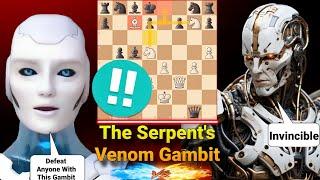 Stockfish 17 PLAYED The Serpent's Venom GAMBIT Against The Strongest Chess Engine | Chess Gambit