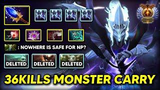 WTF 36KILLS MONSTER HARD CARRY Spectre With Aghs Scepter Item 100% Nowhere is Safe | 7.37e DOTA 2