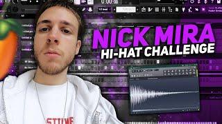 NICK MIRA MAKES A BEAT USING ONLY A HI-HAT 