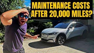 Mach-E Maintenance Costs After Almost 20,000 Miles - Surprised?