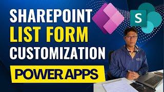 How to Customize SharePoint list forms using Power Apps | Power Apps Beginners Tutorial