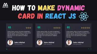 Part - 5 dynamic card slider using react-slick in React js and styled-components 2022