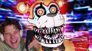 ▼НОВЫЙ FNAF 9 + МИШК ФРЕДЕ  - Реакция на Happy Wolf