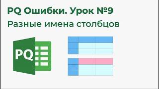 Power Query Ошибки №9. Разные имена столбцов, Table.TransformColumnNames