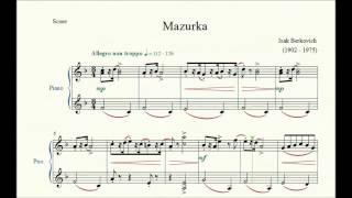 Mazurka - Isak Berkovich - Piano Repertoire 2