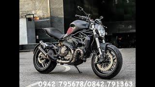 REVIEW - BÁN DUCATI MONSTER 821 date 2016 ĐI 2.200KM ĐỘ FULL ĐỒ CHƠI BÁN GIÁ: 190TR TẠI HÀ ĐÔNG, HN