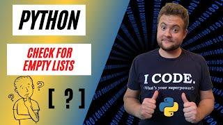 How To Check If A List Is Empty In Python