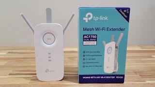 Mesh Wi-Fi Extender - TP-Link AC1750 (RE450) Unboxing, Setup & Review