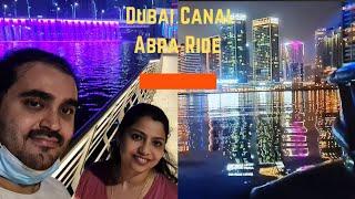 Dubai Water Canal Abra Ride | Business Bay Canal Walk and waterfall | 4K | Top Attractions in Dubai