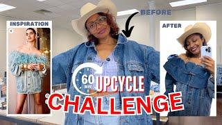 DIY Ruffle Denim Jacket | 60 minute Jeans Upcycle Sew Along Challenge