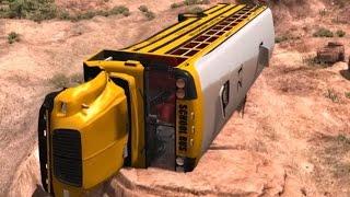 School Bus Crashes | BeamNG.drive