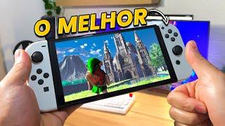 comprei um Nintendo Switch OLED muito barato!