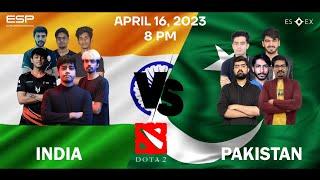 Live Pakistan vs India Bo5 Dota 2