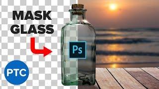 The BEST WAY To Select and Mask GLASS (or Transparent Objects) in Photoshop!