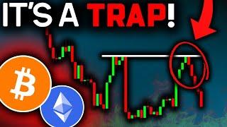 BITCOIN LIQUIDATIONS COMING (Don't Be Fooled)!! Bitcoin News Today & Ethereum Price Prediction!