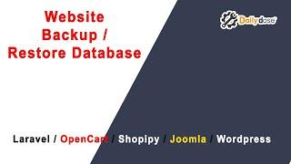 How Website Database Backup/Restore Cpanel/How to Restore Delete File/ How Recover Website Database