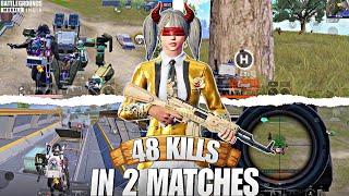 48 KILLS IN 2 MATCHES | FASTEST 3 FINGER PLAYER | BGMI | BGMI GAMEPLAY