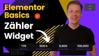 Elementor Counter Widget | Basic Anleitung Deutsch