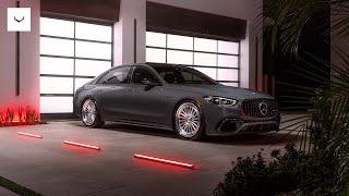 World's First Lowered Mercedes S63 AMG on 3-Piece Vossen Wheels