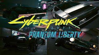 Cyberpunk 2077 - All Player Vehicles (2.0/Phantom Liberty)