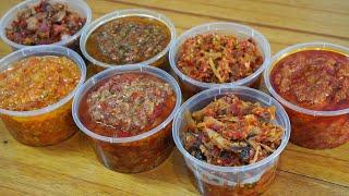 7 RESEP SAMBAL PEDAS GURIH MANTAAP..GAK CUKUP SEPIRING NASI..!!