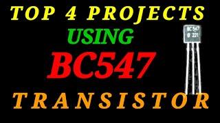 Top4 electronics projects using bc547 transistor !! mini projects # @Shaktitechshakti