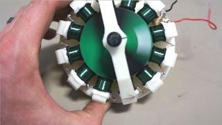 3D Printed Motor Runs Almost Like a Perpetual Machine