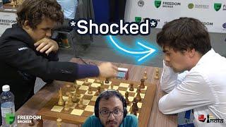 When Carlsen's move stuns you | Magnus Carlsen vs Jorden van Foreest | Commentary by Sagar Shah