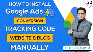 How To Install Google Ads Conversion Tracking On A WordPress Website or Blog | #googleadscourse